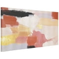 thumbnail image 5 of "Vibrant Harmony I" Lively Abstract Rendered on Gold Metallic Shagreen Wrapped Canvas Wall Art, sized 48"x24", 5 of 12
