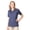 Heather Navy, variant on BlueGeneration Ladies Heathered Wicking Polo - Heather Kelly 4 Extra Large Solid