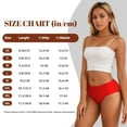 thumbnail image 2 of Womens Underwear - No Show Seamless Underwear for Women, red Soft Stretch Women's Panties, Hipster Ladies Panties Breathable Bikini Underwear Briefs, 2 of 5