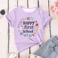 thumbnail image 5 of YUANxueke Short Sleeve T-Shirts for Boys Girls, Cute Printed Crewneck T-Shirts, Back To School Casual Tops, 5 of 6