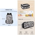 thumbnail image 5 of KUIFORTI Shoulder Bag Backpack Crossbody Bag Portable Lunch Bag Handbag Pencil Case with Pocket, Milk Cow Print, 5 of 5