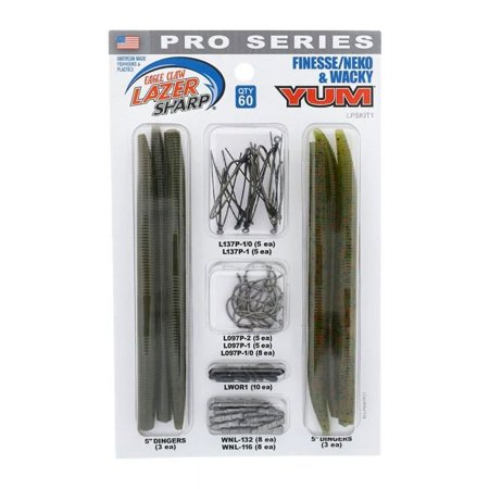 UPC: 0047708797986 | Eagle Claw LPSKIT1 Lazer Sharp Pro Series Finesse/ Neko Wacky Kit