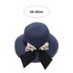 thumbnail image 2 of Sombrero de paja de verano para mujer, con circunferencia de 56-58 cm, para playa, exterior, con lazo, de ala grande, protector solar, 2 of 5