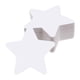 thumbnail image 2 of Etiquetas de regalo de stars de 100x White Staruts Etiquetas de estrellas de estrellas para favores de fiesta Decoración de la fiesta de, 2 of 8