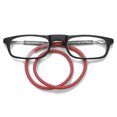 thumbnail image 2 of Hweilai Lunettes de Lecture Haute Qualité Absorption Magnétique Suspendue Cou Lunettes de Lecture Funky 2.5, 2 of 5