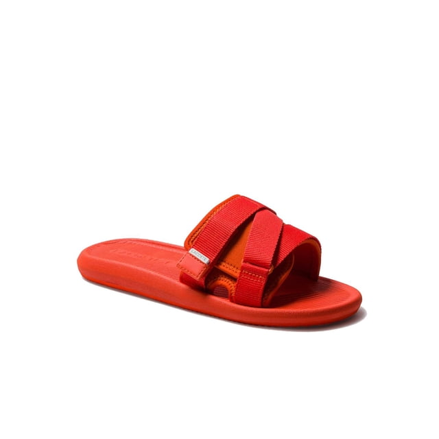 Sandalias Lacoste Croco Slide Utility Hombre Playa Chanclas naranja 30 Lacoste 39CMA00197A5