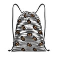 thumbnail image 1 of Saiise Haloween Pumpkins Pattern Sports Drawstring Backpack - String Swim Gym Bag with Wet Proof Pocket for Women&Men-Small, 1 of 6