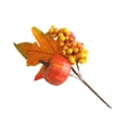 thumbnail image 1 of Ramas de hoja de arce artificiales de calabaza, hoja de arce simulada, adornos decorativos para accesorios de fotografía, jarrones de fiesta de granja Macarena Calabaza simulada, 1 of 8