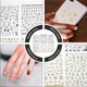 thumbnail image 2 of Ghost Nail Stickers Halloween Theme Nail Decals Manicure Tips Paper Black for Festive Atmosphere 6sheets, 2 of 5