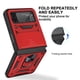 thumbnail image 3 of Estuche Para Teléfono Compatible Con Samsung Galaxy Z Flip 3 Tpu Soporte De Anillo De Metal Magnético Cubierta De Estuche A Prueba De Golpes Moyic EL016467-02, 3 of 5
