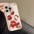 thumbnail image 4 of Funda de teléfono con labios rojos para iPhone, carcasa Sexy de TPU suave para iPhone 11, 14, 15 Pro Max, 12, 13 Pro, XS Max, XR, X, 7, 8 Plus, 4 of 5