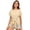 Khaki, variant on WMQPNNS Womens Short Sleeve Tee Tops Crewneck Sweatshirt Tie Front Casual 2026 Trendy Fashion T Shirt Summer Tops for Women, Size 2XL, Khaki