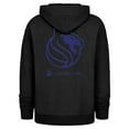 thumbnail image 3 of Men's-'47  Black Sacramento Kings 2024/25 City Edition Double Crossover Foundation Pullover Hoodie, 3 of 3
