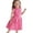 F91-Pink, variant on FYDUU Girls Dress Elegant Pleated A-Line Midi Dresses Sleeveless Formal Party Dress for Girls Round Neck Casual Sundress School Wear 9-10 Years