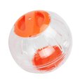 thumbnail image 4 of Flmtop Hamster Transparent Running Ball Grounder Small Pet Gerbil Rat Exercise Cage Orange, 4 of 4