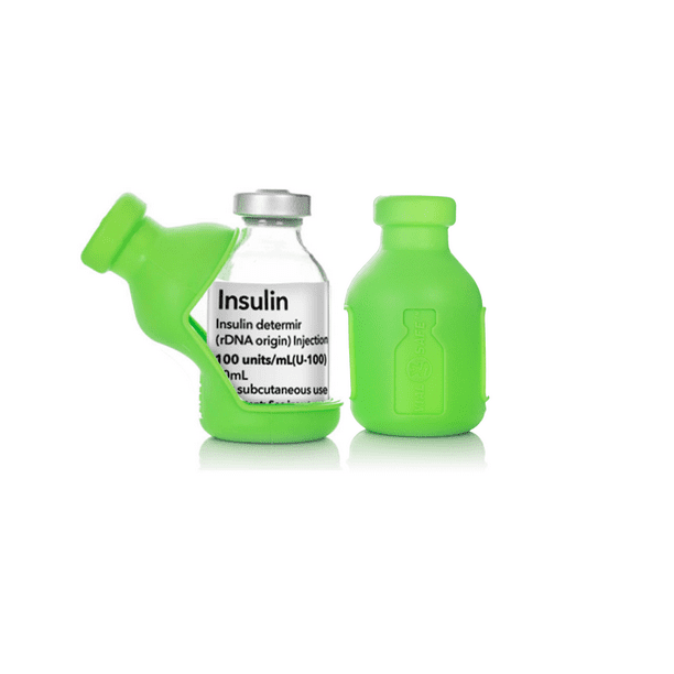 Insulin Vial Protector Case For Prozinc By Vial Safe For Pets ml Light Green 2 Pack Walmart Com