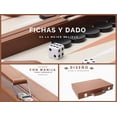 thumbnail image 4 of Backgammon Hanylish de Cuero Sintético con Estuche, Set Completo, 4 of 5