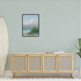 thumbnail image 2 of Ocean Waves Beach Reeds Coastal Painting Black Framed Art Print Wall Art, 2 of 7