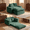 Green, variant on Dioepic 56" Convertible Futon Sofa Bed Twin Size, Corduroy Boneless Sofa Floor Couch with 2 Pillows, No Assembly Required, In a Box, Green