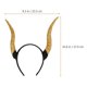 thumbnail image 2 of Cowhorn Horn Headband for Decoration 1 Piece Halloween Party Wear, 2 of 4