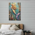 thumbnail image 5 of AIOE Mermaid Ocean Wall Art Canvas Print，Suitable for Living Room Bedroom Bathroom Office and Dining Room Decoration Frame: 16x24in, 5 of 7