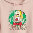 thumbnail image 3 of Hey Arnold! - Ho Ho Ho Stinko - Juniors Cropped Pullover Hoodie, 3 of 5