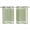 Sage Green White, variant on Kitchen Curtains 84 Inch Length 2 Panels, Grey Retro Greek Key Grommets Window Treatment Curtain, Geometric Greece Ancient Rustic Thermal Curtains Drapes for Living Room/Bathroom