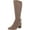 Light Taupe Micro, variant on Charter Club Womens Jaccque Faux Suede Wide Calf Knee-High Boots