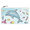 Dolphin Party, variant on DIAMOND DOTZ® Love Hearts Zipper Pouch Diamond Painting Kit