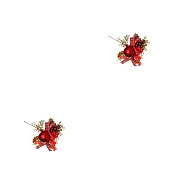 Cateissary Navidad flores artificiales rama plástico decoración guirnalda granja boda pared jardín Navidad árbol cumpleaños Type3 NO3 Cateissary CBP443279