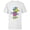 White, variant on Disney Mickey Mouse Happy Surprise Retro Pop Art - Short Sleeve T-Shirt for Kids - Customized-White