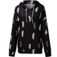 thumbnail image 3 of Mujeres Casual Pluma Impresión Con Capucha Manga Larga Cordón Cobertura Tops Sudadera Con Capucha Fridja hj5017, 3 of 4