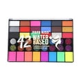 thumbnail image 1 of Face Body Paint Watercolor Pigment Make up Palette for Theatre Cosplay Party, 1 of 9