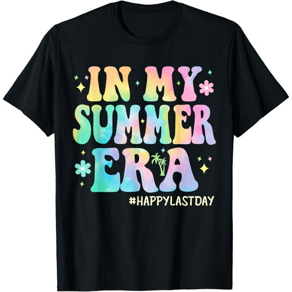 In My Summer Era Last Day of School Teacher Summer Vintage Gifts T-shirt