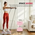 thumbnail image 3 of MERACH Slim Waist Twister, Silent Ab Toner for Women, 264 lbs Capacity, Core Workout Board for Home Gym, Pink, 3 of 9