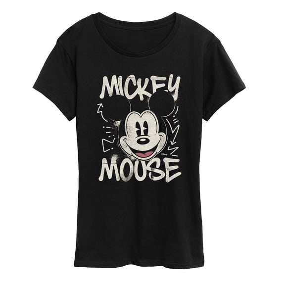 Disney - Mickey Mouse Graffiti - Women's Short Sleeve Graphic T-Shirt