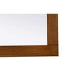 thumbnail image 4 of Elegant Kitchen and Bath Noah Wooden Rectangle Mirror 42 x 36 in Brandy Walnut, 4 of 6