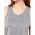 thumbnail image 5 of FashionMille Women Crew Neck Sleeveless Activewear Super Soft Jersey Tank Top, 5 of 6