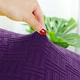 thumbnail image 6 of PiccoCasa 100% Cotton Knitted Lightweight Kids Throw Blanket for Sofa or Bed 47" x 78" Purple, 6 of 8