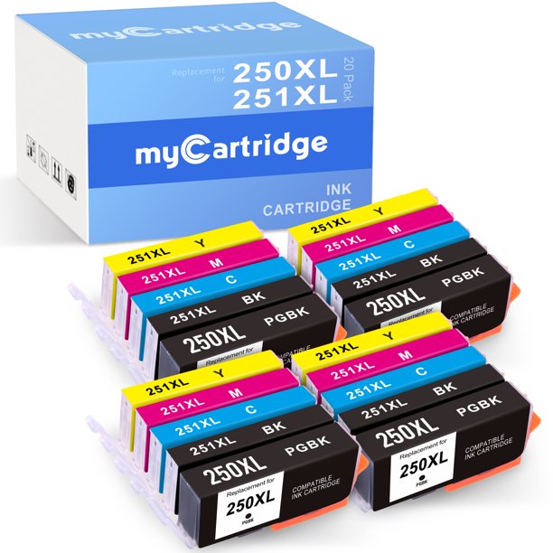 250XL 251XL Ink Cartridges for Canon 251 Ink Printer to Used with Canon
