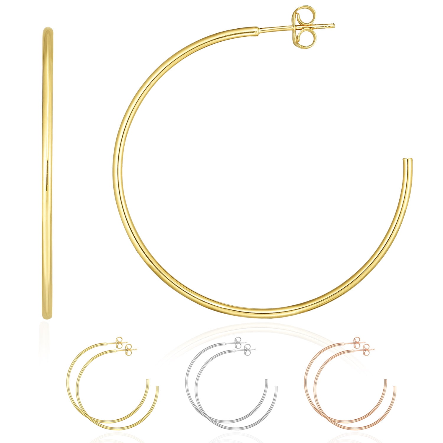 14K Yellow Gold Leverback Earrings – Stokes Jewelry