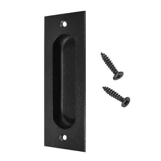 Rustproof Finger Flush Pull Embedded Square Door Handle Sliding Barn