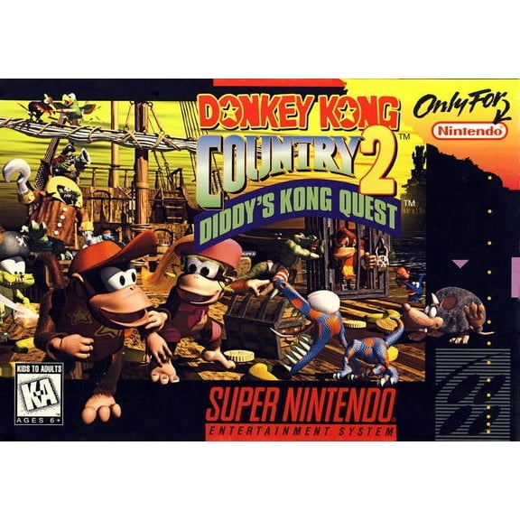 Restored Donkey Kong Country 2 | Nintendo SNES (Refurbished)