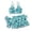 r-428Pink540, variant on HAYIMI Child Summer Fish Scale Print Swimwear Set For Girls 3 Piece Swimsuit For Kids Stylish Swimming Classic Beach Bathing Suit