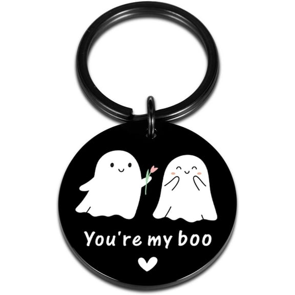 Halloween Boo Basket Stuffers for Women Men Adults, Dark Romance Merch, Spooky Gifts for Him Her Couple Husband Boyfriend Girlfriend, Horror Halloween Keychain Christmas Valentines 1st Anniversary