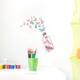 thumbnail image 1 of XWSHYW Pegatinas de Pared Botella de Vidrio Colorida con Flores Luminosas, 1 of 4