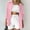 Pink, variant on SROBPTY Womens Jackets, Shirt Jackets for Women, Women's Solid Long Sleeve Shirt Jackets Top Black,L