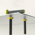 thumbnail image 6 of Ceiling Leveling Tool with Height Marking Ruler,Dual Use Measuring Instrument for Suspended Ceiling Tile Installation,Aluminum Alloy Gradienter with Base for Precise Leveling(Black), 6 of 8