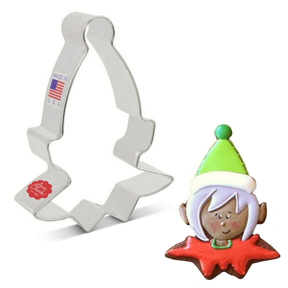 Ann Clark Elf Face Cookie Cutter 4", Made in USA