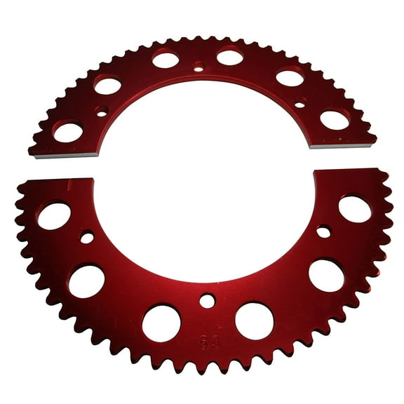 Pit Parts Split Sprocket - 63 Tooth - 35 Chain